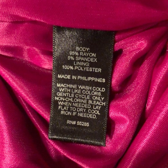 Brand New Express Ruched Dress in Magenta—Medium - Picture 8 of 8